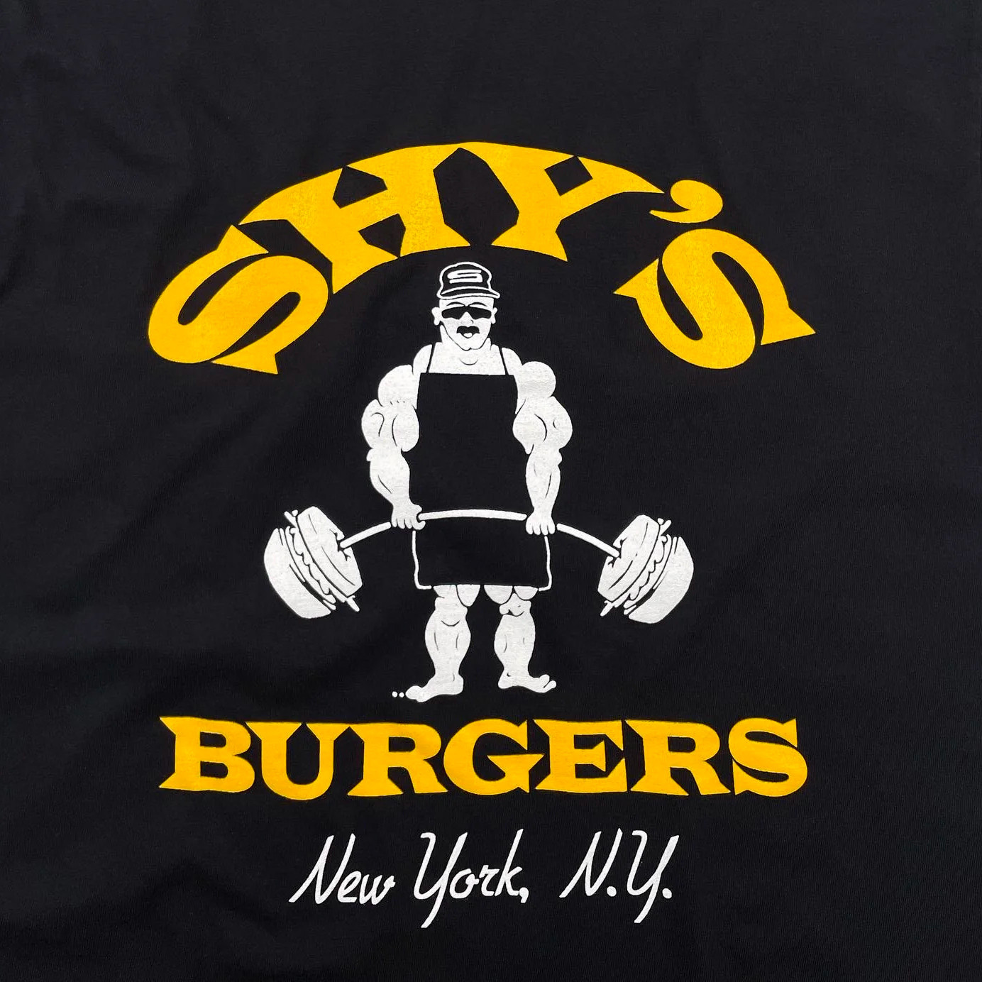 Shy S Burger T Shirt-0