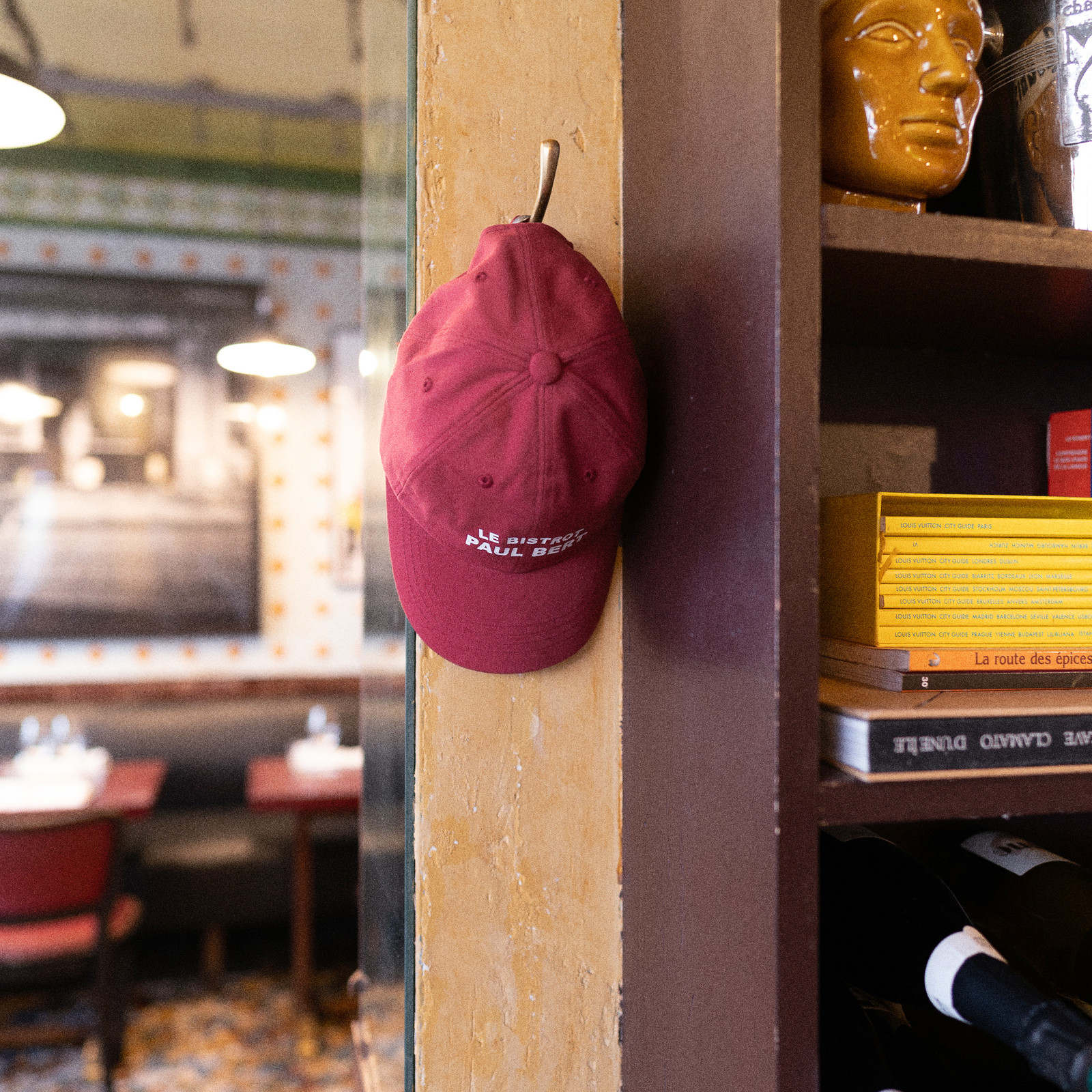 Bistrot Paul Bert Signature Burgundy Cap-2