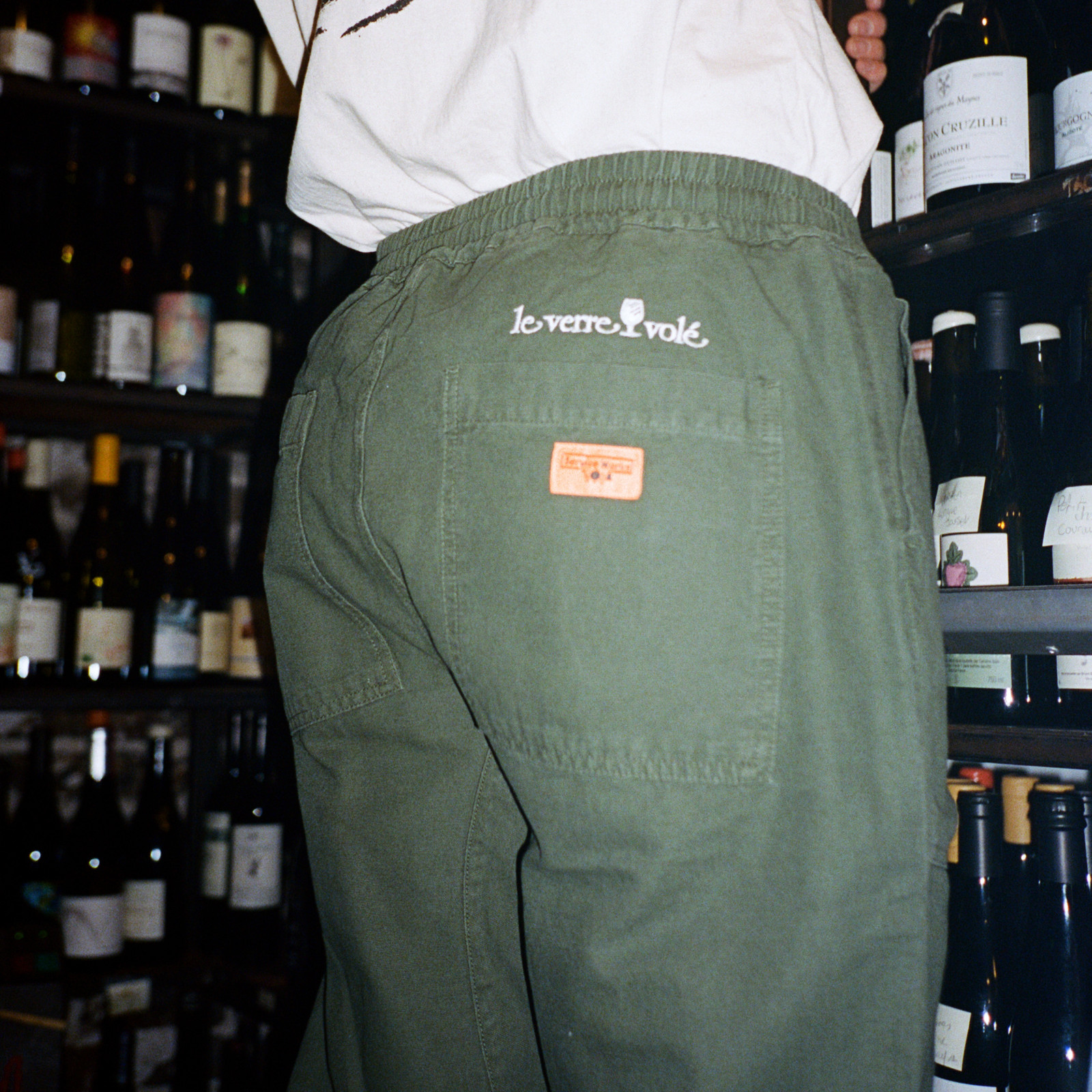 Le Verre Vole X Service Works Olive Chef Pants-2