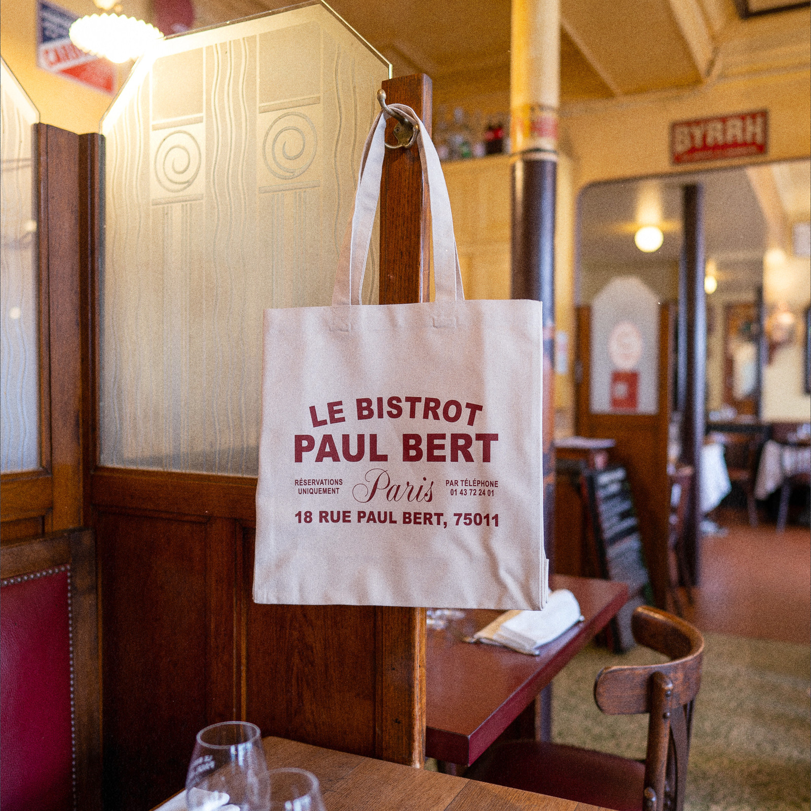 Bistrot Paul Bert Signature Tote Bag-1