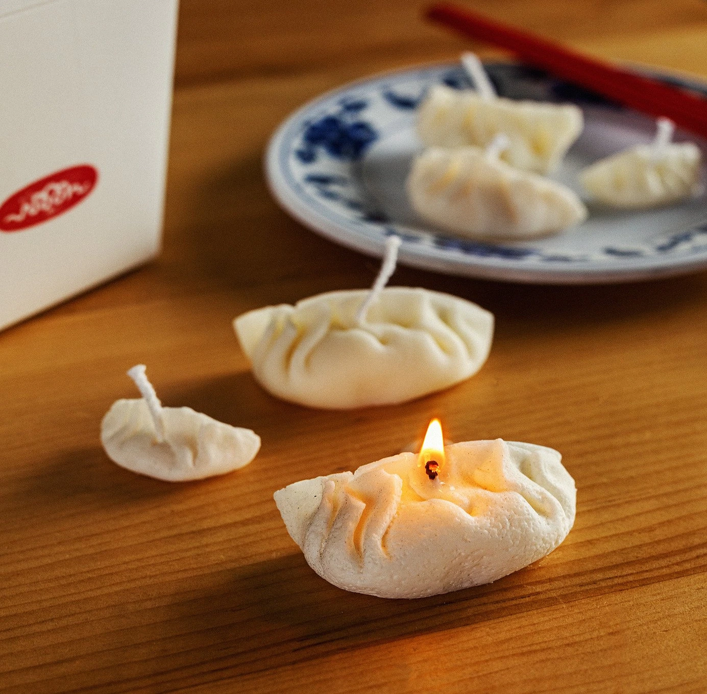 Woon Kitchen Dumpling Mini Candles Set Of 3-0