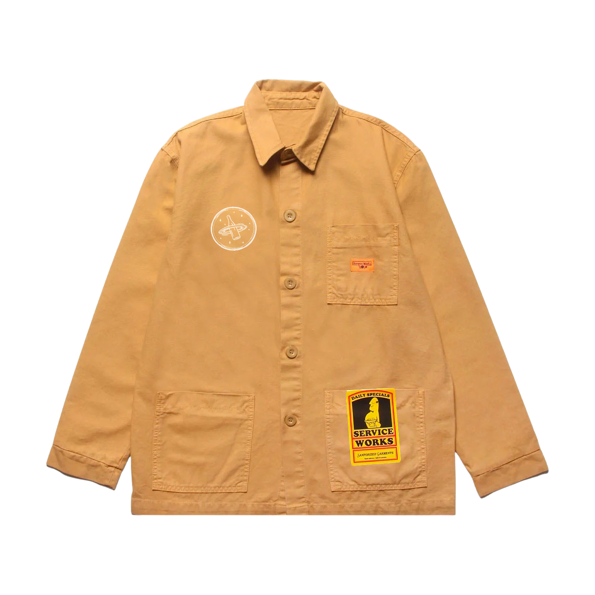 x Service Works Tan Coverall Jacket