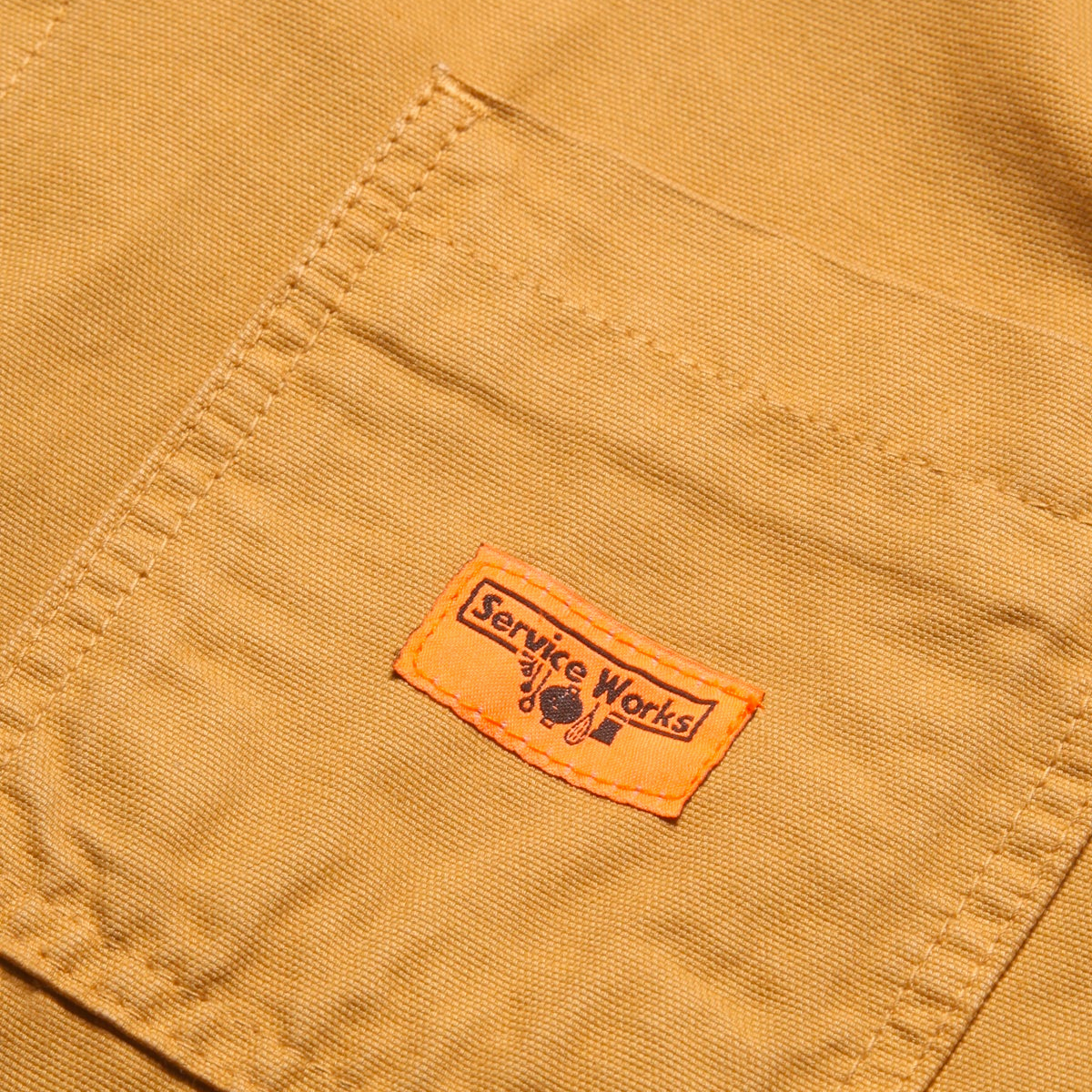 Le Verre Vole X Service Works Tan Coverall Jacket-2