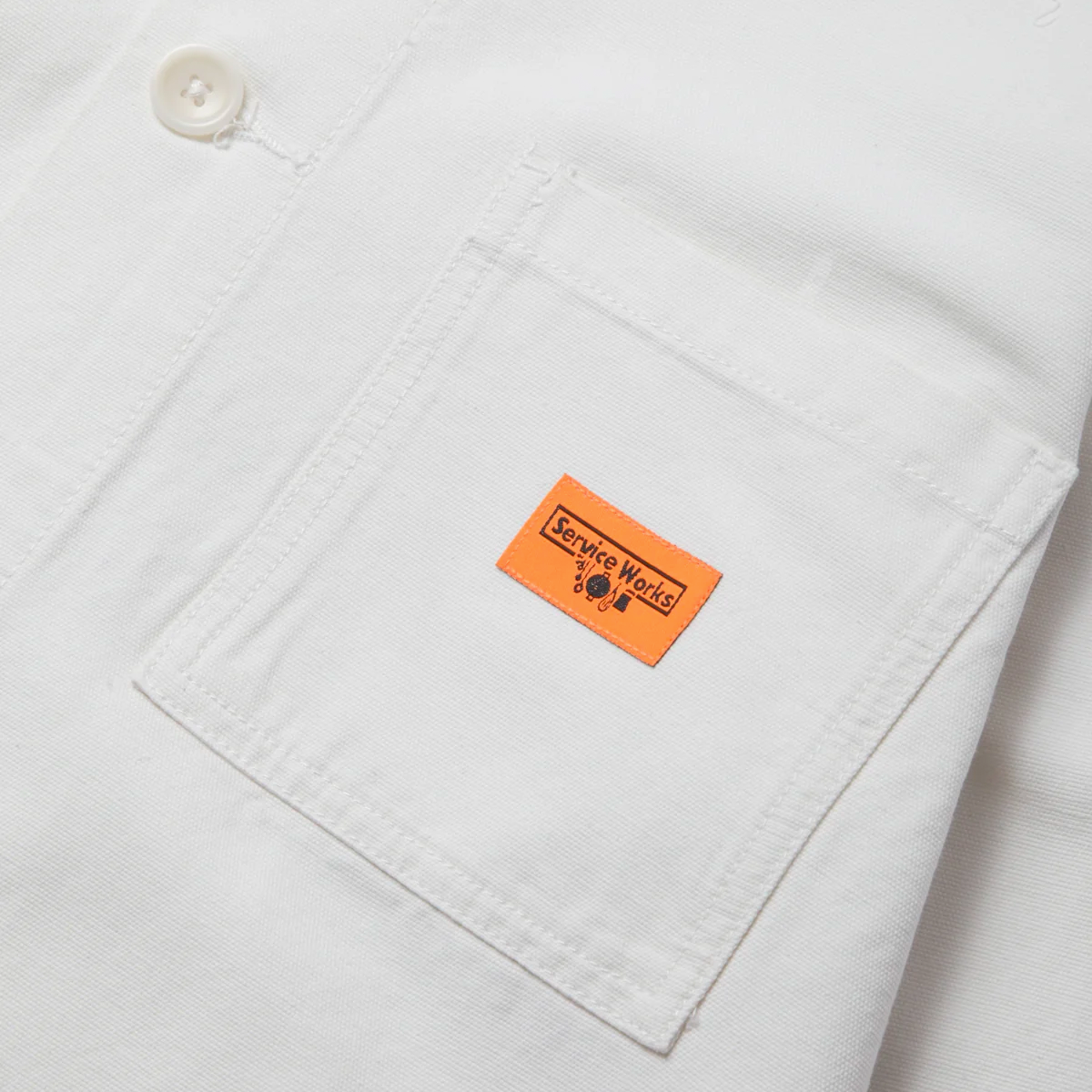 Le Verre Vole X Service Works White Coverall Jacket-2