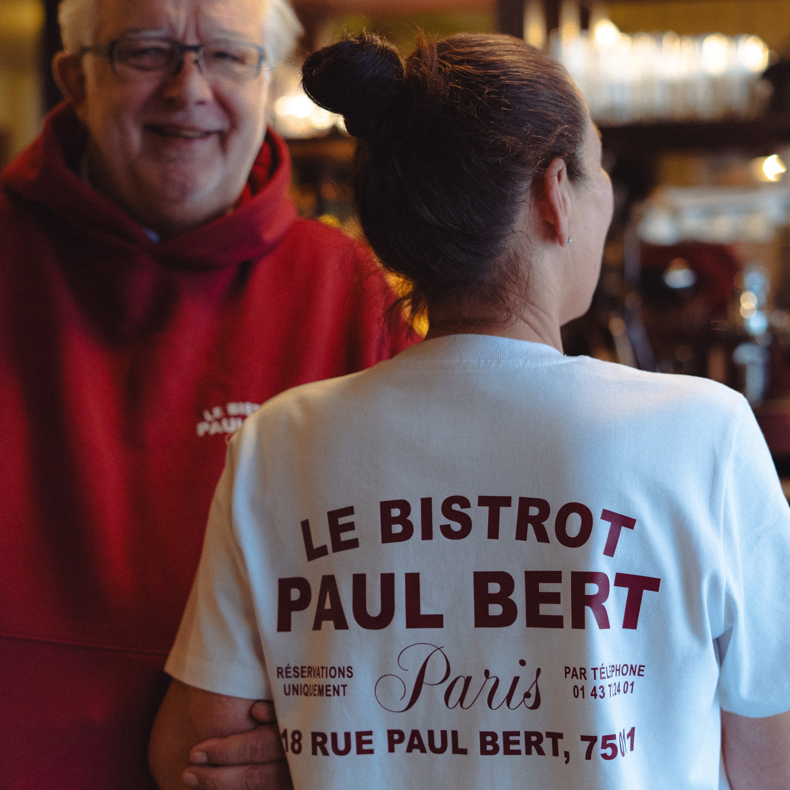 Bistrot Paul Bert T Shirt Signature White-2