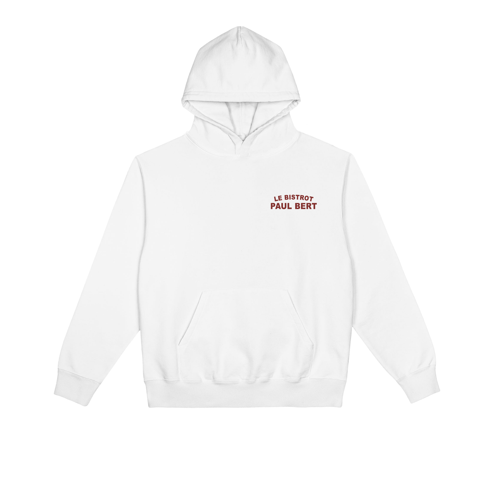 Bistrot Paul Bert Hoodie Signature White-0