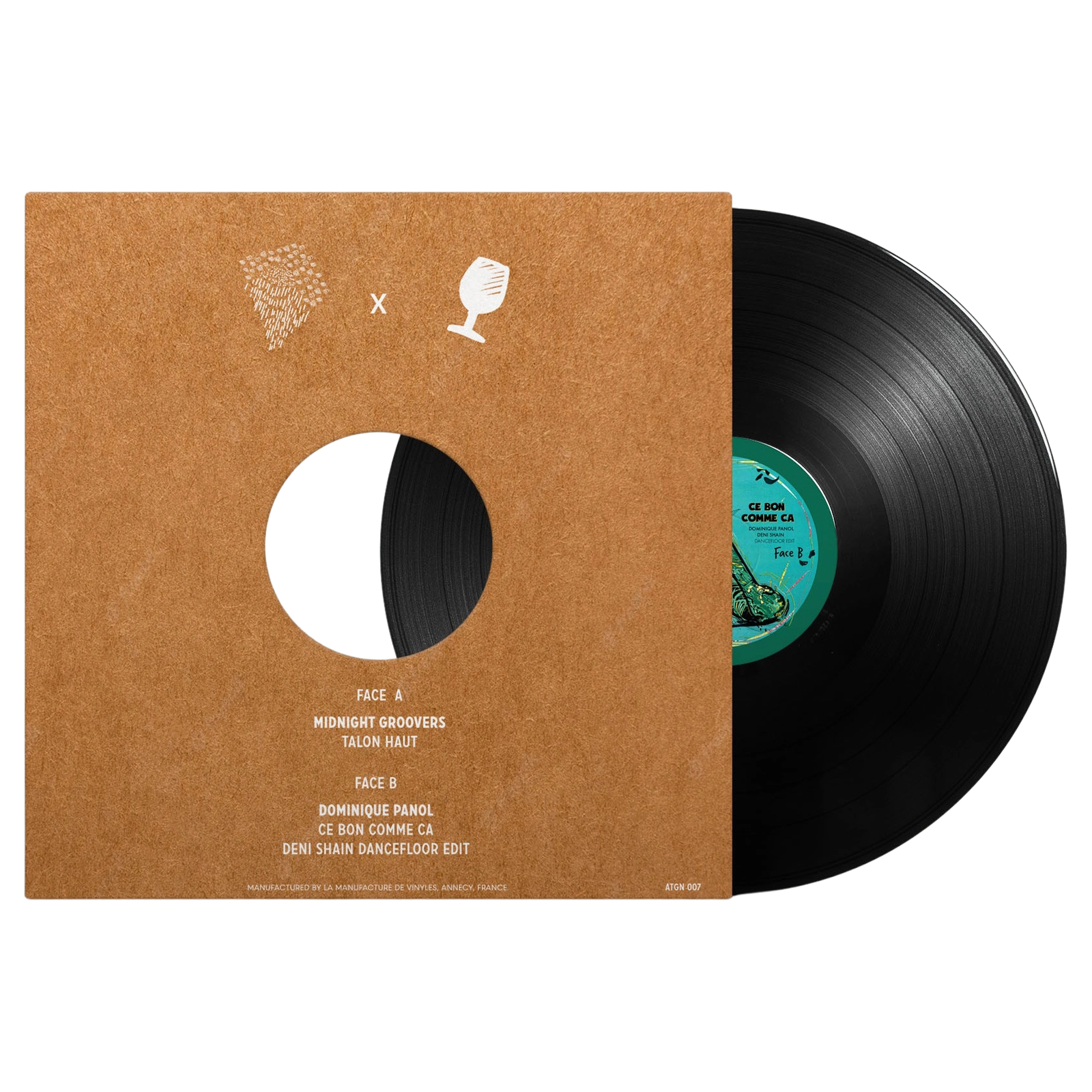 Le Verre Vole Atangana Records Limited Edition 12 Vinyl Black-0