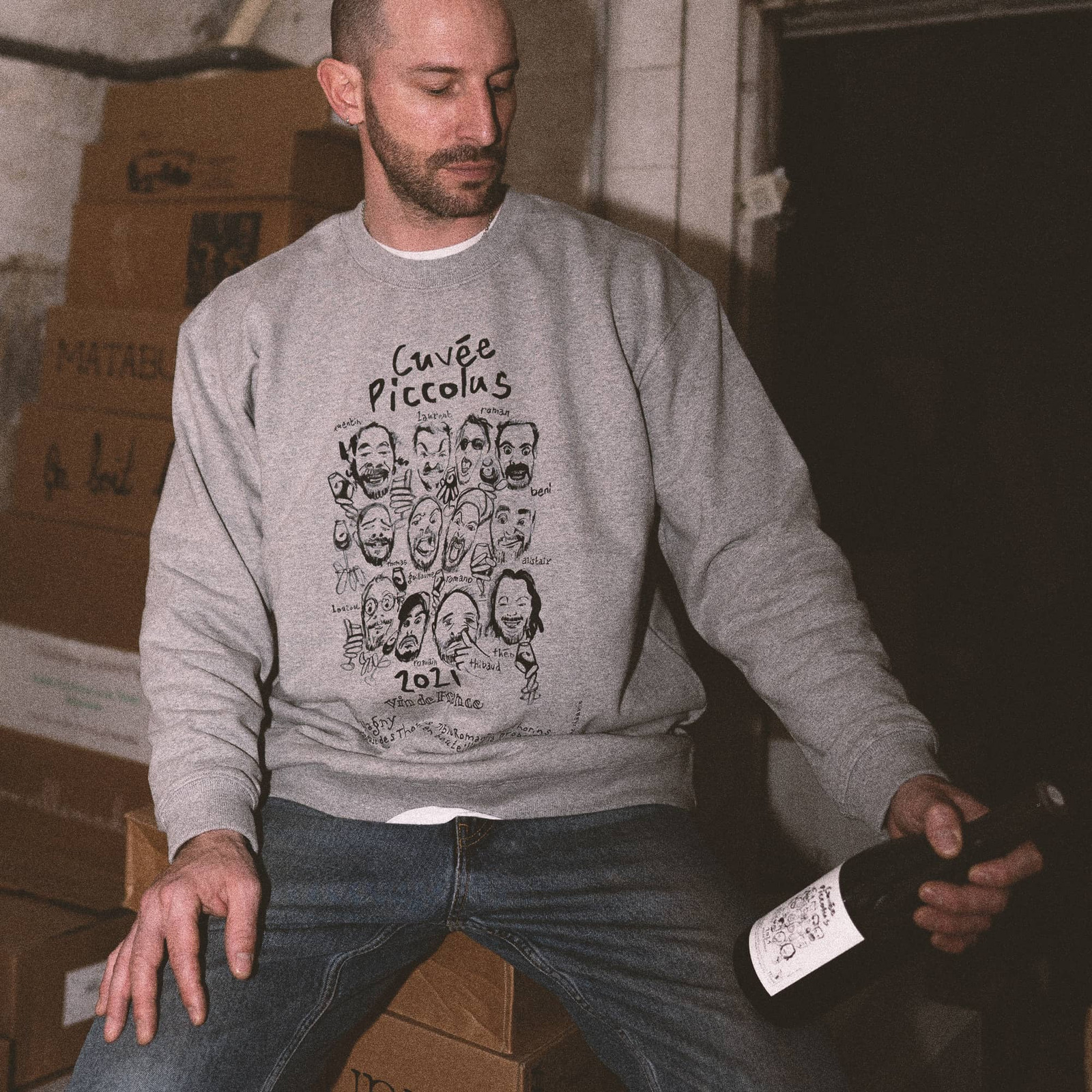 Cuvée Piccolus Crewneck Sweatshirt-1