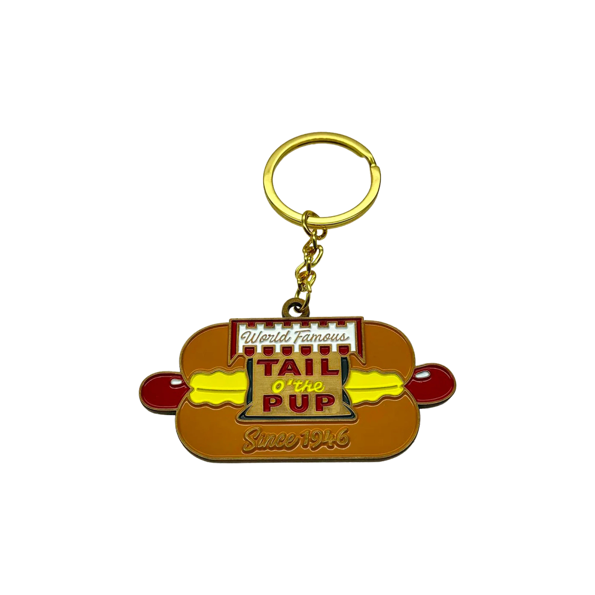 Enamel keychain