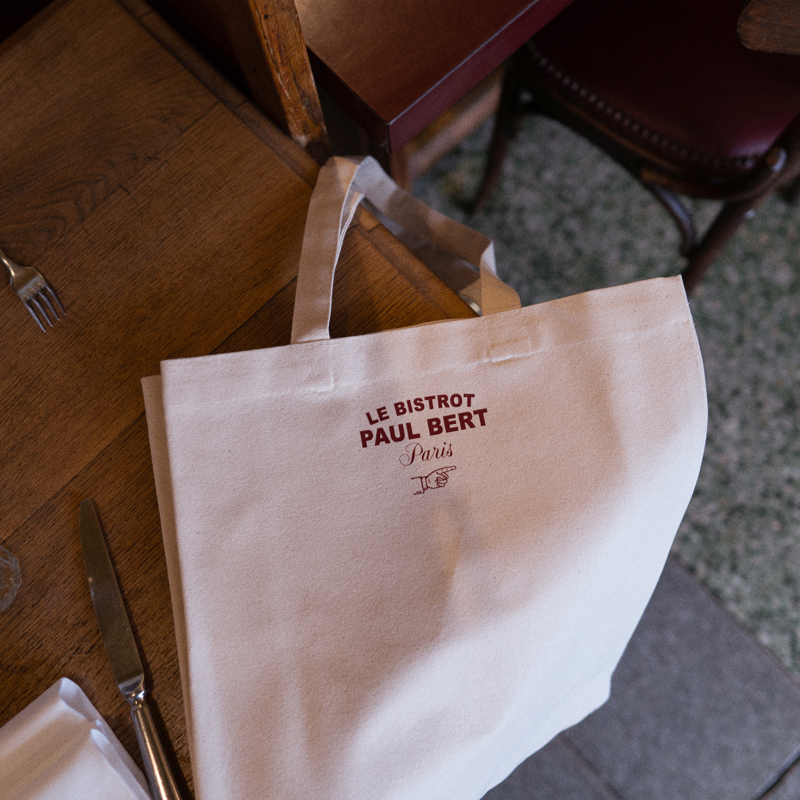 Bistrot Paul Bert Signature Tote Bag-3