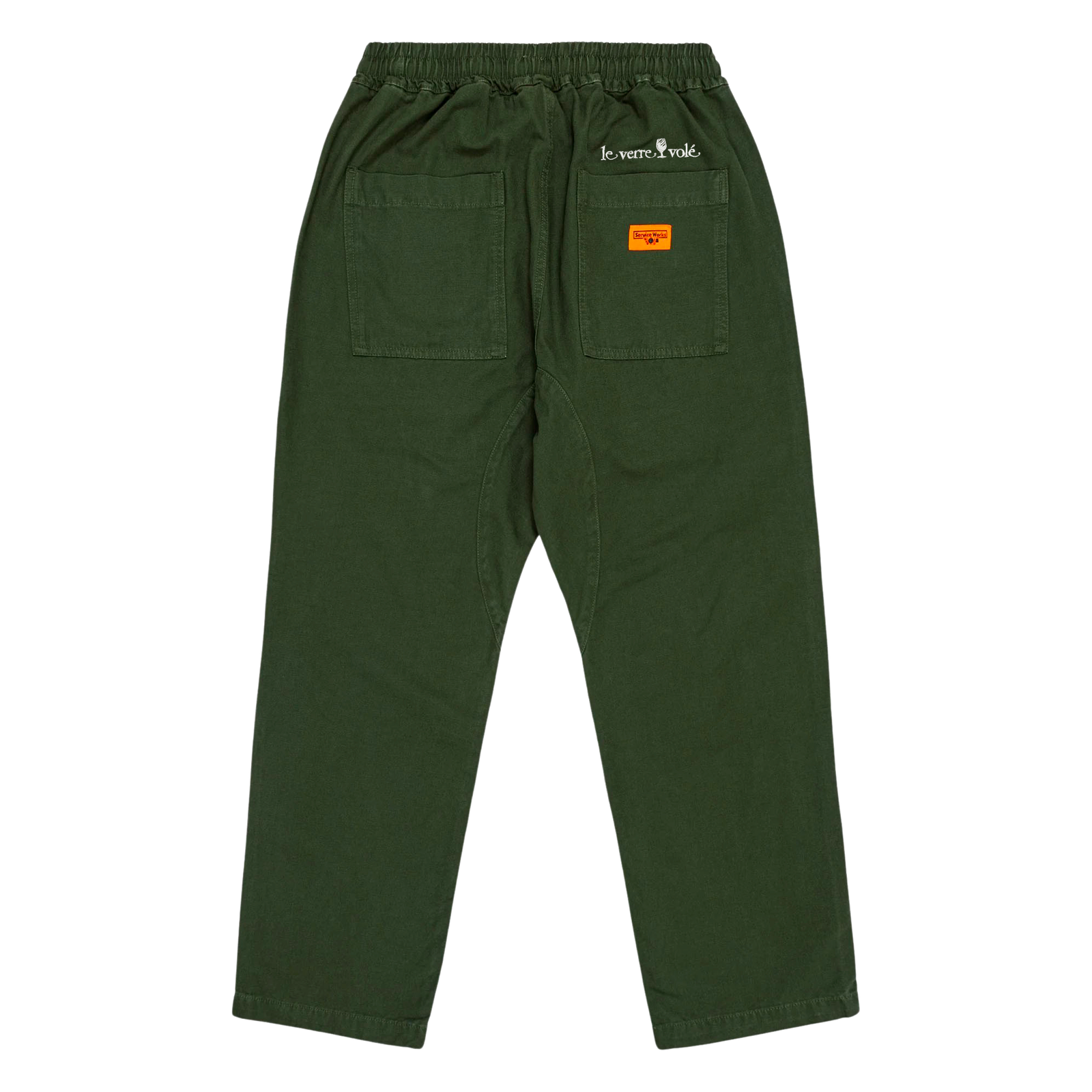 Le Verre Vole X Service Works Olive Chef Pants-1