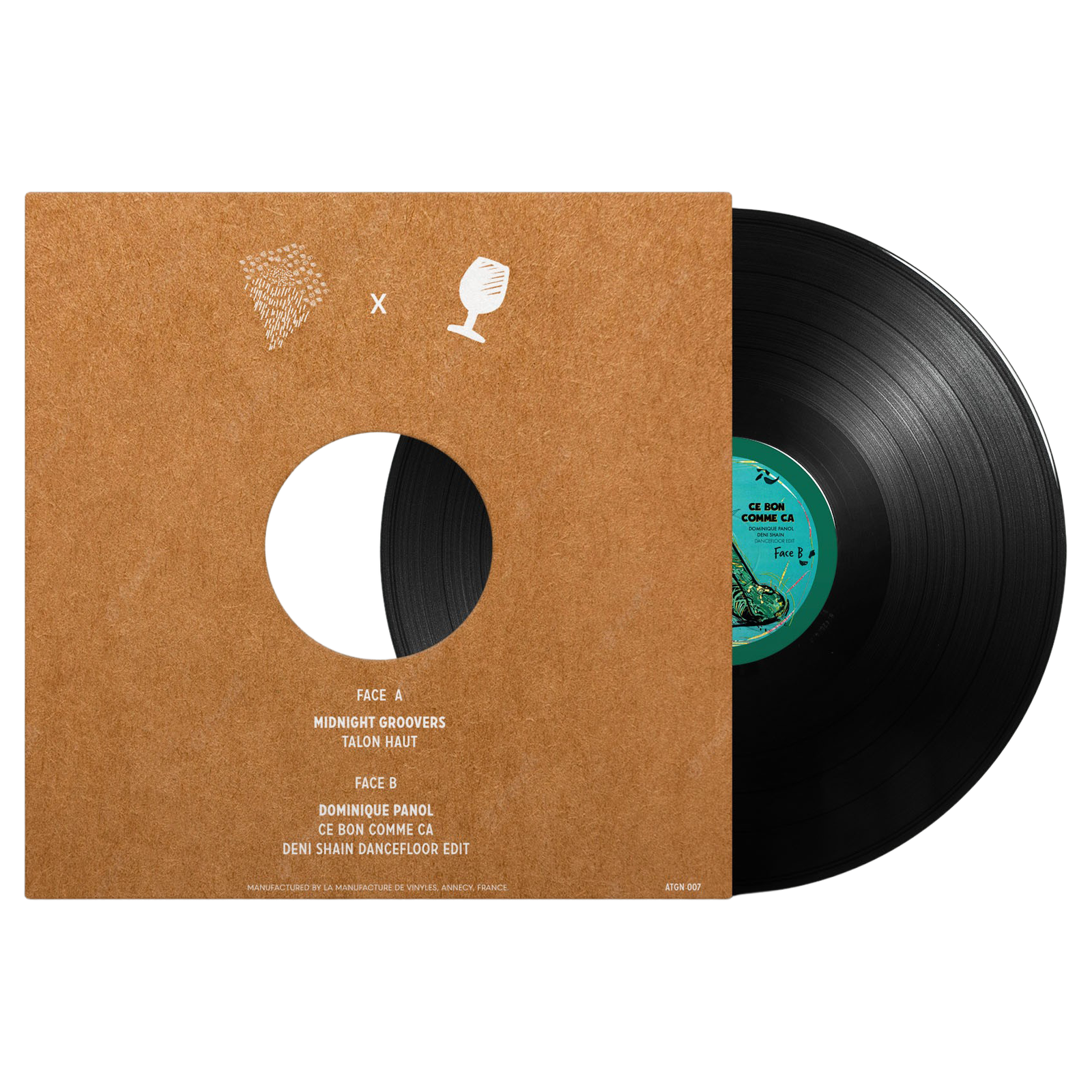 Le Verre Vole Atangana Records Limited Edition 12 Vinyl Black-0